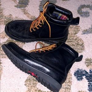 Polo leather boots
